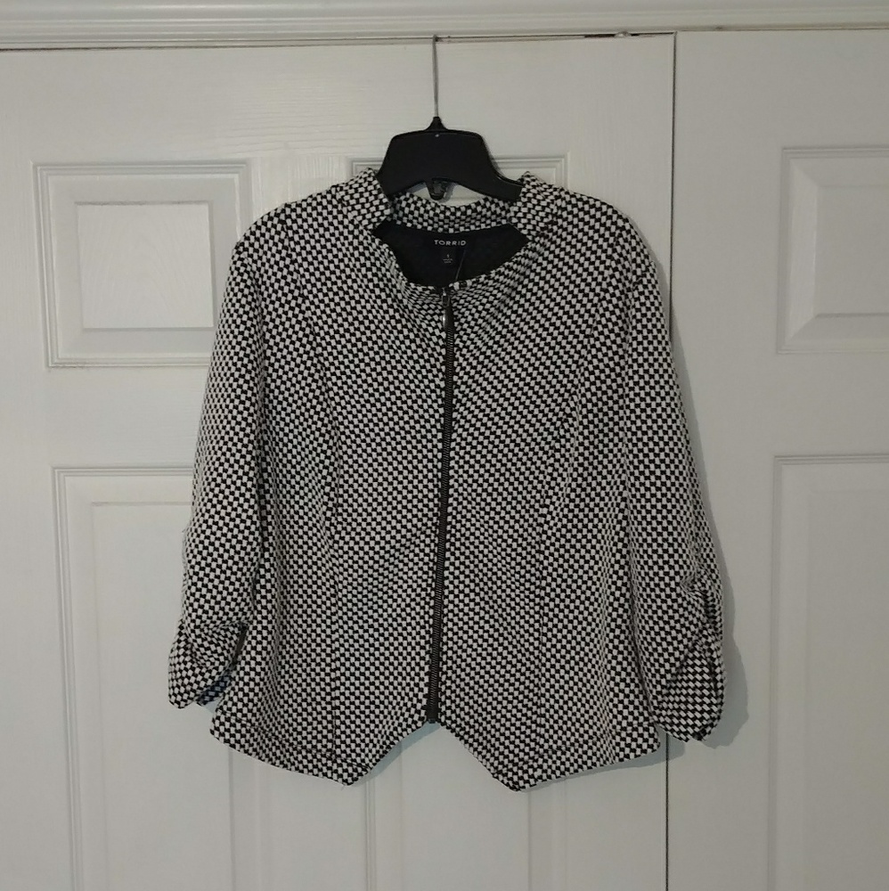 Checkerboard sweater